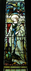 Stained Glass Memorial Window to George and Ann Hedley, St Peter's Church, Falstone, Northumberland