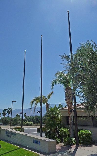 Time Warner Flagpoles (4034)