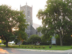 Rutland, Vermont. USA  /  25 juillet 2009  -  Trinity episcopal church