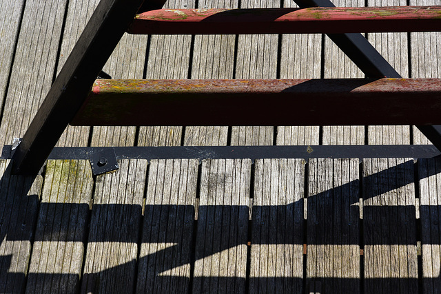 Walkway shadows