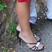 Pieds de Déesse juchés sur talons aiguilles suprêmes /  Goddess' Feet on heels -  Photo Krisontème.