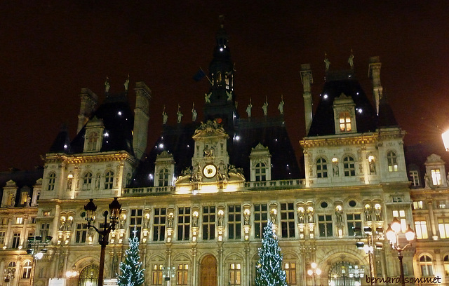 La façade de l'Hôtel de Ville