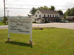 Whiting church cemetery. 30 nord entre 4 et 125. New Hampshire, USA. 26-07-2009