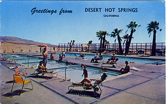 Desert Highlands Hot Springs postcard