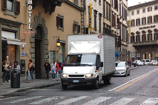 strato en Florenco / Strasse in Florenz