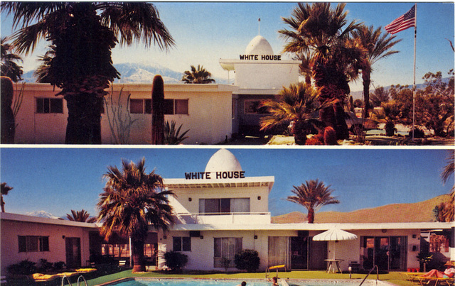 White House Spa postcard