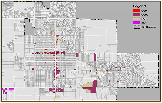 Developed Nonresidential in Central DHS