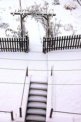 ŝtuparo al la gardeno - Treppe zum Garten