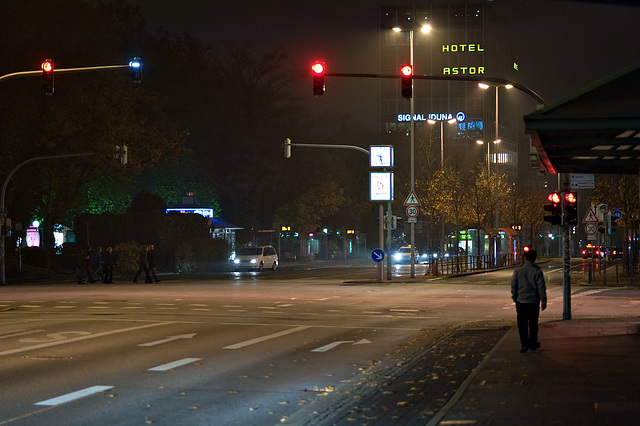 Street at night