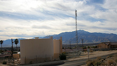 Low Desert View Water Tanks & Police Antenna (3719)