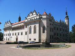 renesanca kastelo Litomyšl en Regiono Pardubice