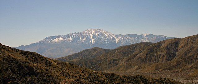 Mt San Jacinto Across Whitewater Canyon Viewed From The Pacific Crest Trail (549 Mt San Jacinto Across Whitewater Canyon Viewed From The Pacific Crest Trail (549