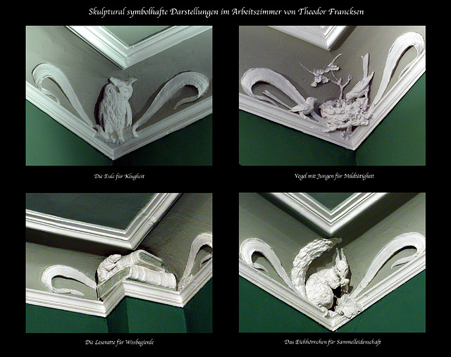 Symbolhafte Deckenskulpturen