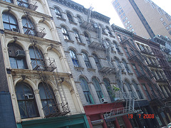 Canal street's buildings / New-York city - July 2008