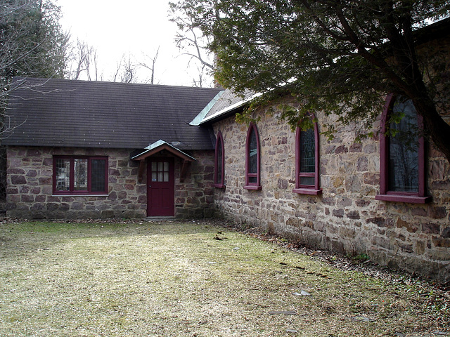 St.Marys Anglican church Como et cimetière - Hudson QC.  25-03-2010