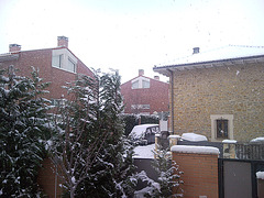 Sigue nevando.