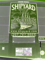 Shipyard brewer co. / Portland Maine USA -  11 octobre 2009 -  Négatif RVB