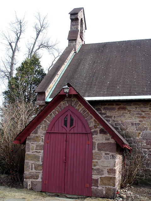 St.Marys Anglican church Como et cimetière - Hudson QC.  25-03-2010