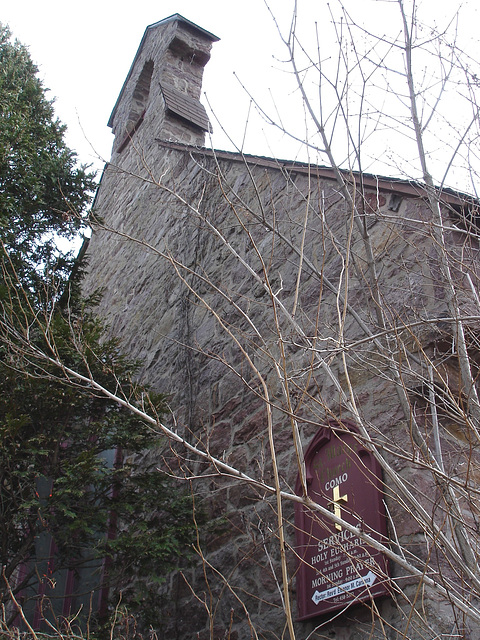 St.Marys Anglican church Como et cimetière - Hudson QC.  25-03-2010