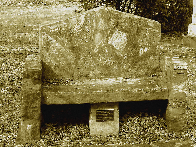 St.Marys Anglican church Como et cimetière - Hudson QC.  25-03-2010 - Sepia