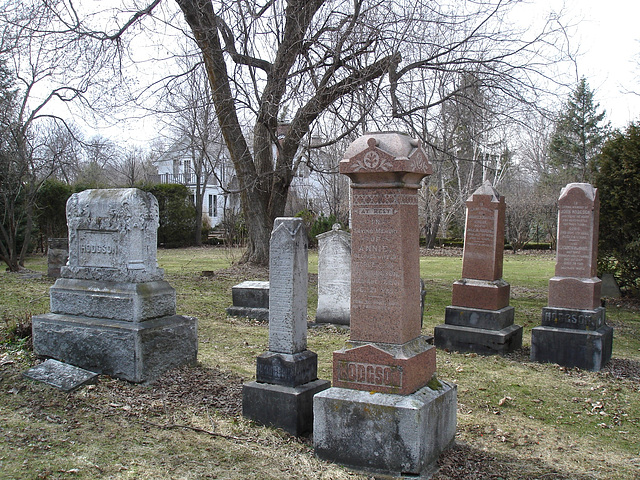 St.Marys Anglican church Como et cimetière - Hudson QC.  25-03-2010