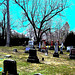 St.Marys Anglican church Como et cimetière - Hudson QC.  25-03-2010- Fortement postérisée