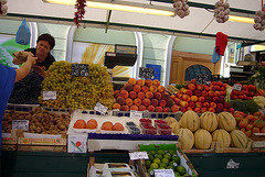 Gemüsemarkt - leckere Früchte