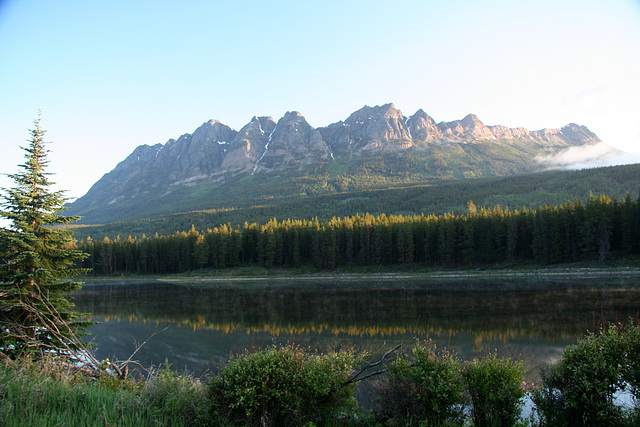 Whitney Lake and Yellowhead Mountain