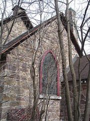 St.Marys Anglican church Como et cimetière - Hudson,  Québec /  25 mars 2010