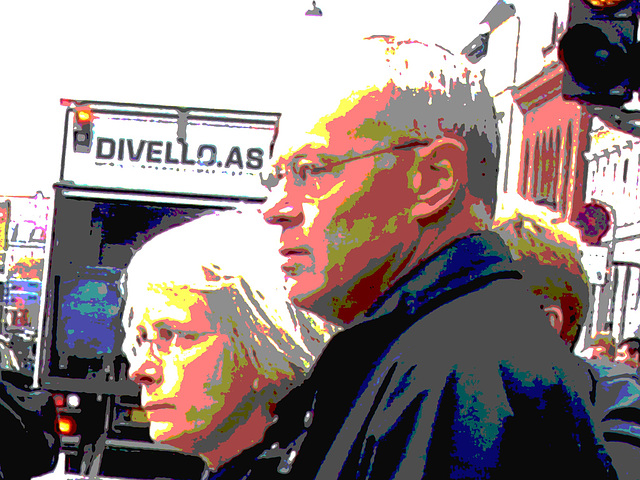 Divello.as mature danish couple /  Charmant couple danois du bel âge - Copenhague, Danemark.  20 octobre 2008 - Postérisation