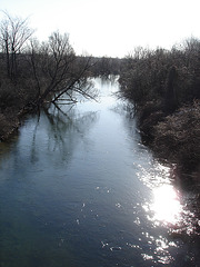 Petite rivière dans ma ville /   Hometown small river - 16 mars 2010