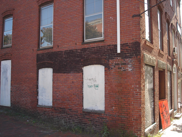 Zone de travail / Work area -  Portland, Maine USA.  Octobre 2009