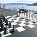 ŝako en haveno - Schach im Hafen