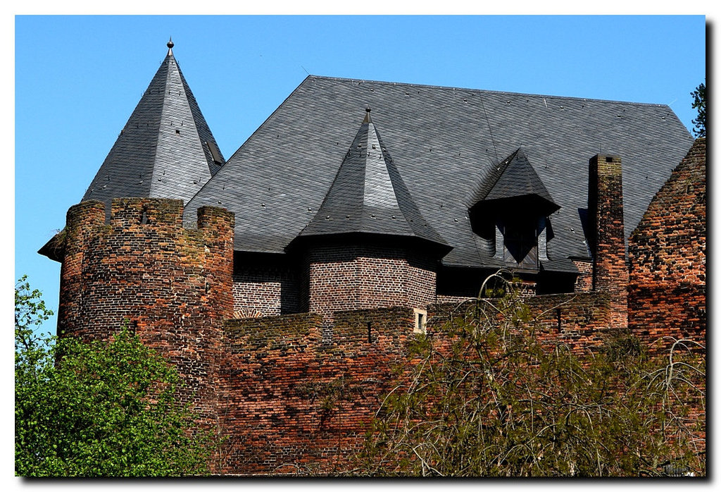 Burg Linn, Zinnen