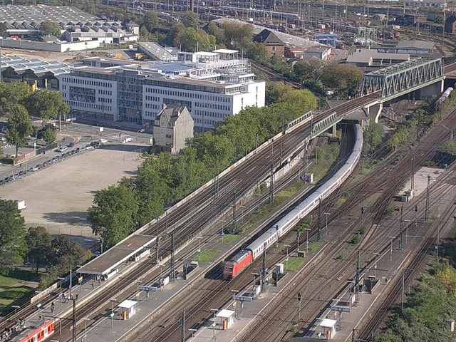 Köln - Messebahnhof von oben