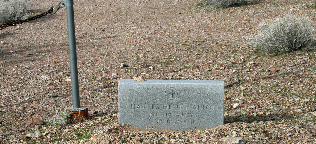 Rhyolite Cemetery - Charles Henry Alton (5299)