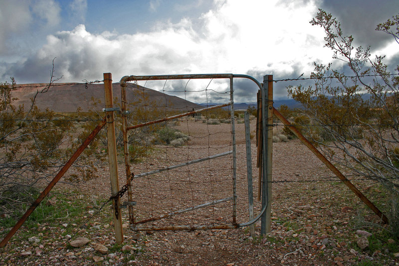 Rhyolite Cemetery Gate (5305)