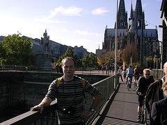 auf der Hohenzollern-Brücke