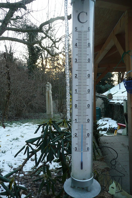 -11°C  am 9.März 2010