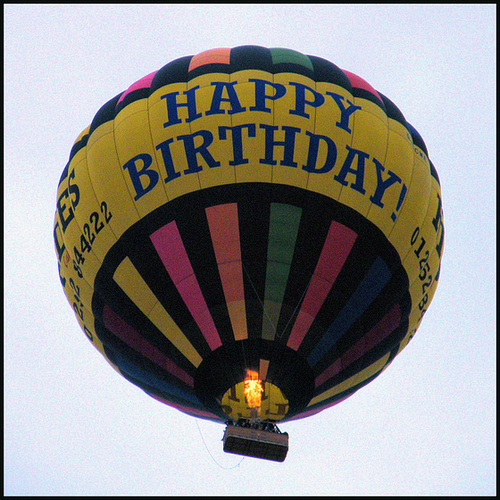 birthday balloon