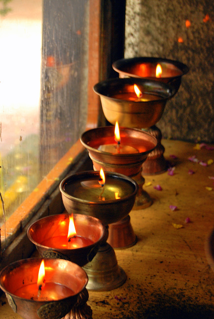 Butter lamps