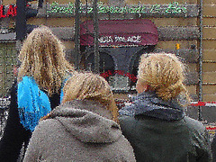 Falk Lauritsen Reiser blonds quatuor / Copenhague - Copenhagen /  Denmark - Danemark.  20 octobre 2008  - Peinture à l'huile et pointillisme