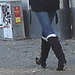 Guldfynd Swedish blond in jeans with low-heeled boots /  La Déesse blonde  Guldfynd en jeans et bottes à talons plats -  Ängelholm / Suède - Sweden.  23 octobre 2008