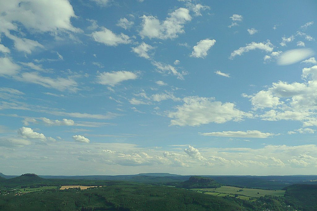 Blick über das Osterzgebirge