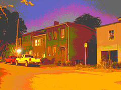 Halifax by the night  / Canada.  June / Juin 2008 - Postérisation
