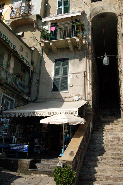 ŝtuparo en Portovenere - Treppe in Portovenere