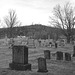 Newport center vault cemetery - Vermont USA .  28 mars 2010- N & B