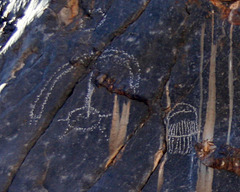 Petroglyphs in Marble Canyon (4671A)