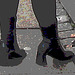Bageri blonde Danish mature biker in chunhy hammer heeled boots /  Copenhagen, Denmark - 19-10-2008 -  Postérisation