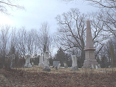 Newport center vault cemetery - Vermont USA .  28 mars 2010